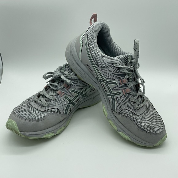 Asics Shoes Women Sz 8.5 Gel Venture 8 1012B230 Gray Running Sneakers Athleisure - Picture 1 of 10